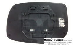 СТЕКЛО ЗЕРКАЛА ПРАВАЯ СТОРОНА С ПОДОГРЕВОМ (CONVEX) (ТАЙВАНЬ) для Toyota YARIS (08.2005-)