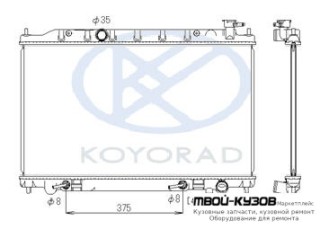 РАДИАТОР ОХЛАЖДЕНИЯ 2.3 , 3.5 AT (KOYO) для Nissan TEANA (2004-2008)