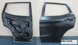 ДВЕРЬ ЗАДНИЙ ЛЕВАЯ СТОРОНА (КИТАЙ) для Nissan QASHQAI (2014-)