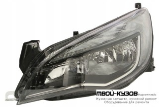 ФАРА ЛЕВАЯ СТОРОНА С КОРРЕКТОР ВНУТРИ ЧЁРНЫЙ (DEPO) для Opel ASTRA J (2009-)
