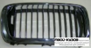 РЕШЕТКА РАДИАТОРА ПРАВАЯ СТОРОНА ПОЛНОСТЬЮ ХРОМ (ТАЙВАНЬ) для BMW E38 (06.1994 - 08.1998) (09.1998 - 2002)