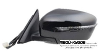 ЗЕРКАЛО ЛЕВАЯ СТОРОНА ЭЛЕКТР С ПОДОГРЕВОМ , УКАЗАТЕЛЬ ПОВОРОТА (CONVEX) (ТАЙВАНЬ) для Nissan X-TRAIL (2015-)