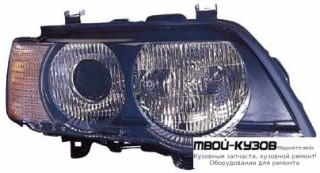 ФАРА ПРАВАЯ СТОРОНА (КСЕНОН) С БЕЛ УКАЗАТЕЛЬ ПОВОРОТА КОРРЕКТОР (DEPO) для BMW E53 X5 (1999-2004.2004 - 2006)