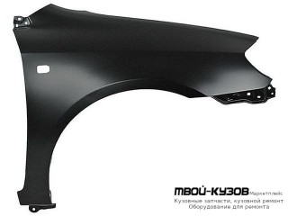 КРЫЛО ПЕРЕДНИЙ ПРАВАЯ СТОРОНА С ОТВ ПОД ПОВТОРИТЕЛЬ (СЕДАН) (УНИВЕРСАЛ) (ТАЙВАНЬ) для Toyota COROLLA DE120 / ZE120 (2002-) СЕДАН / УНИВЕРСАЛ