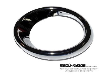 МОЛДИНГ РЕШЕТКИ БАМПЕРА ЛЕВАЯ СТОРОНА ХРОМ (ХЭТЧБЭК) (ТАЙВАНЬ) для Chevrolet AVEO T255 ХЭТЧБЭК (2008-)