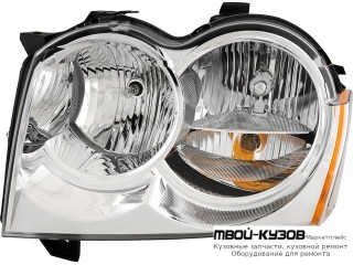 ФАРА ЛЕВАЯ СТОРОНА (DEPO) для Jeep GRAND CHEROKEE (2005-2009)