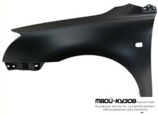 КРЫЛО ПЕРЕДНИЙ ЛЕВАЯ СТОРОНА С ОТВ ПОД ПОВТОРИТЕЛЬ (ориг.) для Toyota AVENSIS (2003-2007)