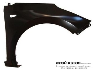 КРЫЛО ПЕРЕДНИЙ ПРАВАЯ СТОРОНА С ОТВ ПОД ПОВТОРИТЕЛЬ (КИТАЙ) для Hyundai SOLARIS (2017-)