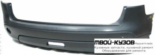 БАМПЕР ЗАДНИЙ ЧЁРНЫЙ (ТАЙВАНЬ) для Nissan QASHQAI (2007-)