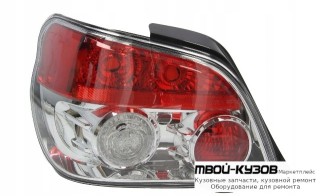 ФОНАРЬ ЗАДНИЙ ВНЕШНИЙ ЛЕВАЯ СТОРОНА (СЕДАН) ВНУТРИ (DEPO) ХРОМ для Subaru IMPREZA (2001-)