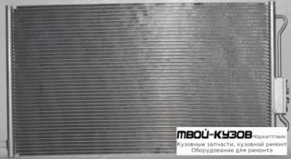 CARAVAN {+ VOYAGER / TOWN&COUNTRY} КОНДЕНСАТОР КОНДИЦИОНЕРА (дизель) для Plymouth VOYAGER / DODGE CARAVAN - GRAND CARAVAN / CHRYSLER TOWN&COUNTRY (2001-2004)