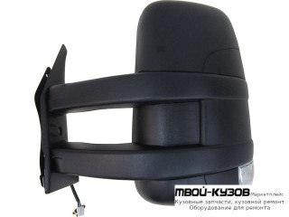 ЗЕРКАЛО ЛЕВАЯ СТОРОНА ЭЛЕКТР С ПОДОГРЕВОМ ТЕМПЕР ДАТЧИК УКАЗАТЕЛЬ ПОВОРОТА ДЛИНН КРОНШТЕЙН (CONVEX) (КИТАЙ) для Iveco DAILY (2006-)