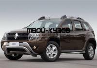 R.4703.012 - ЗАЩИТА ПЕРЕДНЕГО БАМПЕРА d57 скоба (RIVAL) Renault Duster рестайлинг (2015-)