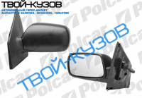 YARIS 03- ЗЕРКАЛО ПРАВОЕ МЕХАНИКА ЧЕРНОЕ