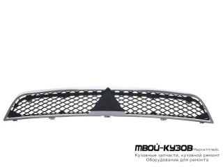 РЕШЕТКА РАДИАТОРА ЧЁРНЫЙ С ХРОМ МОЛДИНГ (ТАЙВАНЬ) для Mitsubishi LANCER (03.2007-)