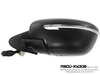 ЗЕРКАЛО ЛЕВАЯ СТОРОНА ЭЛЕКТР С ПОДОГРЕВОМ , УКАЗАТЕЛЬ ПОВОРОТА , АВТОСКЛАДЫВ (CONVEX) (ТАЙВАНЬ) для Nissan JUKE (2011-)