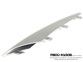 МОЛДИНГ РЕШЕТКИ БАМПЕРА ПРАВАЯ СТОРОНА ХРОМ-СЕРЫЙ (ТАЙВАНЬ) для BMW E70 X5 (2007-)