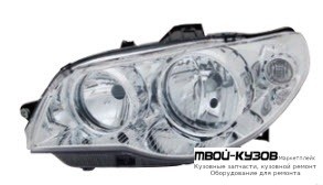 ФАРА ЛЕВАЯ СТОРОНА С КОРРЕКТОР ВНУТРИ (TYC) ХРОМ для Fiat ALBEA / PALIO (2005-)