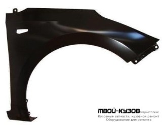 КРЫЛО ПЕРЕДНИЙ ПРАВАЯ СТОРОНА С ОТВ ПОД ПОВТОРИТЕЛЬ (ТАЙВАНЬ) для Hyundai SOLARIS (2017-)