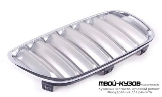 РЕШЕТКА РАДИАТОРА ПРАВАЯ СТОРОНА ХРОМ - ТИТАН (ТАЙВАНЬ) для BMW E83 X3 (01.2004-)