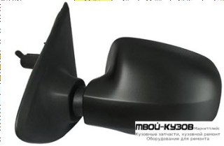 ЗЕРКАЛО ЛЕВАЯ СТОРОНА МЕХАН (CONVEX) ЧЁРНЫЙ (ТАЙВАНЬ) для Renault LOGAN / SANDERO (2014-)