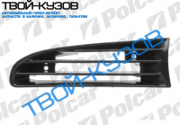 GALANT 0393-1296 РЕШЕТКА В КАПОТ правая сторона ЧЁРНАЯ