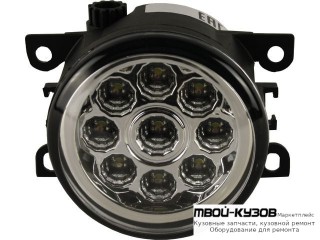 ФАРА ПРОТИВОТУМАННАЯ ЛЕВАЯ = ПРАВАЯ ДИОД (КИТАЙ) для Renault LOGAN (2005-2014), Renault MEGANE (2003-2007), Citroen C4 (11.2004-) PICASSO (2006-), Citroen C5 (03.2001 - 09.2004) (10.2004-), Daewoo NEXIA (2008-), Suzuki GRAND VITARA (2006-), Suzuki SWIFT (