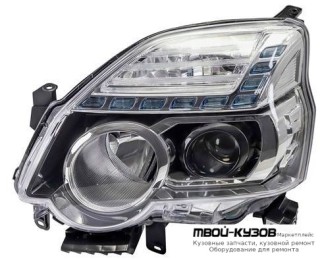ФАРА ЛЕВАЯ СТОРОНА ЛИНЗОВАННАЯ ПОД КОРРЕКТОР (DEPO) для Nissan X-TRAIL (03.2007-)