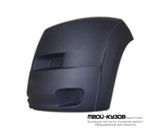 БОКОВИНА БАМПЕРА ПЕРЕДНИЙ ЛЕВАЯ СТОРОНА С МОЛДИНГ ЧЁРНЫЙ (ИТАЛИЯ) для Peugeot BOXER (2006-) / CITROEN JUMPER (2006-) / FIAT DUCATO кроме Рос.сборки (2006-)