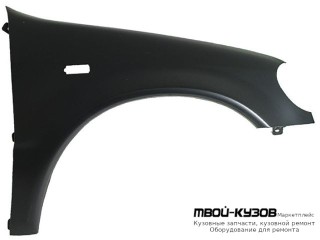 КРЫЛО ПЕРЕДНИЙ ПРАВАЯ СТОРОНА С ОТВ ПОД ПОВТОРИТЕЛЬ (ТАЙВАНЬ) для Mercedes W163 (ML) (09.1998-)