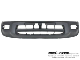 БАМПЕР ПЕРЕДНИЙ БЕЗ ОТВ П/РАСШИРИТ ТЕМНО-СЕРЫЙ (ТАЙВАНЬ) для Toyota RAV4 (04.1994 - 08.1997) (09.1997 - 08.2000)