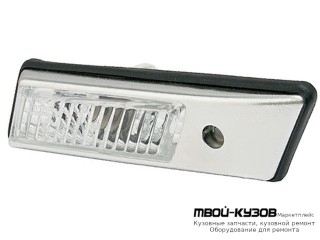 ПОВТОРИТЕЛЬ ПОВОРОТА В КРЫЛО ЛЕВАЯ + ПРАВАЯ (КОМПЛЕКТ) ХРОМ КОРПУС (DEPO) БЕЛЫЙ для BMW E36 (12.1990 - 01.2000)