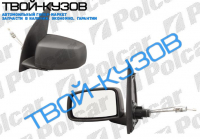 PANDA 03- ЗЕРКАЛО ЛЕВОЕ МЕХАНИЧ. ЧЕРНОЕ