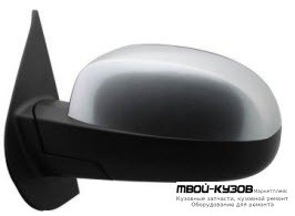 ЗЕРКАЛО ЛЕВАЯ СТОРОНА ЭЛЕКТР С ПОДОГРЕВОМ АВТОСКЛАДЫВ ПАМЯТЬЮ ПОДСВЕТ ХРОМ (ТАЙВАНЬ) для Cadillac ESCALADE (2007-), Chevrolet YUKON / SUBURBAN / TAHOE / AVALANCHE (2007-2011)