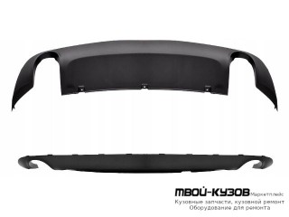 СПОЙЛЕР БАМПЕРА ЗАДНИЙ (КИТАЙ) для Audi A6 (2008-2010)