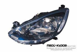 ФАРА ЛЕВАЯ СТОРОНА ПОД КОРРЕКТОР (DEPO) для Mazda 2 (2007-)