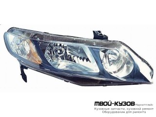 ФАРА ПРАВАЯ СТОРОНА (USA) ПОД КОРРЕКТОР (СЕДАН) (DEPO) для Honda CIVIC (2006-2011) СЕДАН