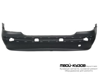 БАМПЕР ЗАДНИЙ С ОТВ ПОД МОЛДИНГ , П/КРЮК ГРУНТ (ТАЙВАНЬ) для Mercedes W211 (07.2002-)