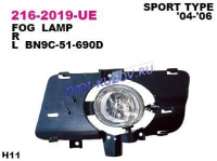 ФАРА ПРОТИВОТУМАННАЯ ЛЕВАЯ Sport 1.6