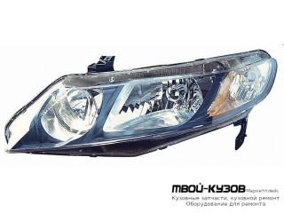 ФАРА ЛЕВАЯ СТОРОНА (USA) ПОД КОРРЕКТОР (СЕДАН) (DEPO) для Honda CIVIC (2006-2011) СЕДАН
