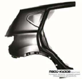 КРЫЛО ЗАДНИЙ ПРАВАЯ СТОРОНА (КИТАЙ) для Nissan QASHQAI (2007-)