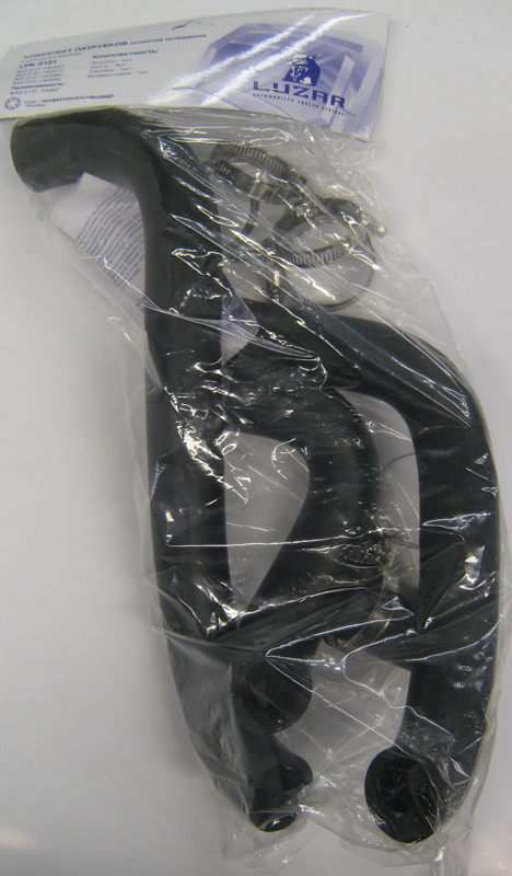 Патрубки радиатора ВАЗ-2121 (4шт.) (LUZAR) с хомут. (EPDM)