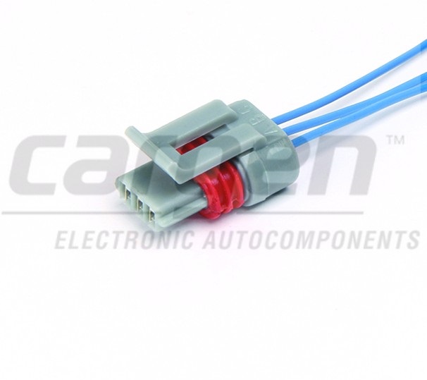 Колодка соединительная датчика распредвала (фаз) ВАЗ-2108-15,2110-12 с проводами (герметичная) (Сargen)