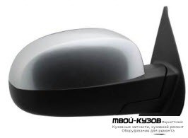 ЗЕРКАЛО ПРАВАЯ СТОРОНА ЭЛЕКТР С ПОДОГРЕВОМ АВТОСКЛАДЫВ ПАМЯТЬЮ ПОДСВЕТ ХРОМ (ТАЙВАНЬ) для Cadillac ESCALADE (2007-), Chevrolet YUKON / SUBURBAN / TAHOE / AVALANCHE (2007-2011)