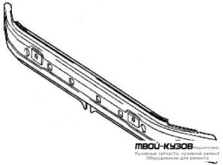 УСИЛИТЕЛЬ БАМПЕРА ПЕРЕДНИЙ (ТАЙВАНЬ) для Mercedes W210 (08.1995 - 08.1999) (09.1999 - 06.2002)