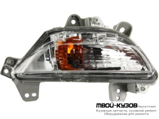 УКАЗ.ПОВОРОТА НИЖН ПРАВАЯ СТОРОНА В БАМПЕР (DEPO) для Mazda 3 (2013-)