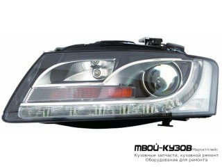ФАРА ЛЕВАЯ СТОРОНА ЛИНЗОВАННАЯ С КОРРЕКТОР , (DEVIL EYES) , (КСЕНОН) (DEPO) для Audi A5 (2007-)