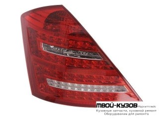 ФОНАРЬ ЗАДНИЙ ВНЕШНИЙ ЛЕВАЯ СТОРОНА С ДИОД (DEPO) для Mercedes W221 (10.2005-)