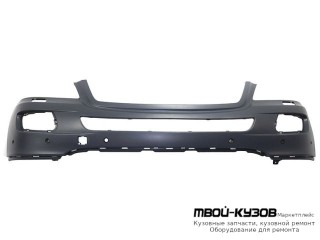 БАМПЕР ПЕРЕДНИЙ ВНЕШНИЙ , С ОТВ П/ОМЫВАТЕЛЬ , ПОД ДАТЧИКИ (ТАЙВАНЬ) для Mercedes W164 (ML) (07.2005-)