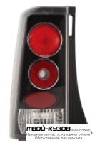 ФОНАРЬ ЗАДНИЙ ВНЕШНИЙ ЛЕВАЯ + ПРАВАЯ (КОМПЛЕКТ) ТЮНИНГ ПРОЗРАЧНЫЙ (EAGLE EYES) ВНУТРИ КРАСНЫЙ ХРОМ для Toyota SCION XB (2003-)